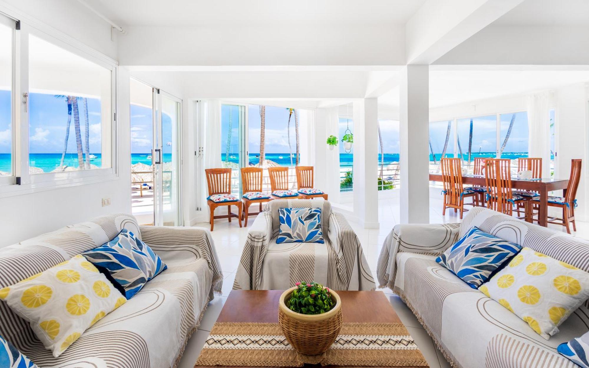 Prime Ocean View Punta Cana Apartments - 3-Bedroom Getaway With Private Terrace On Bavaro Beach Eksteriør bilde