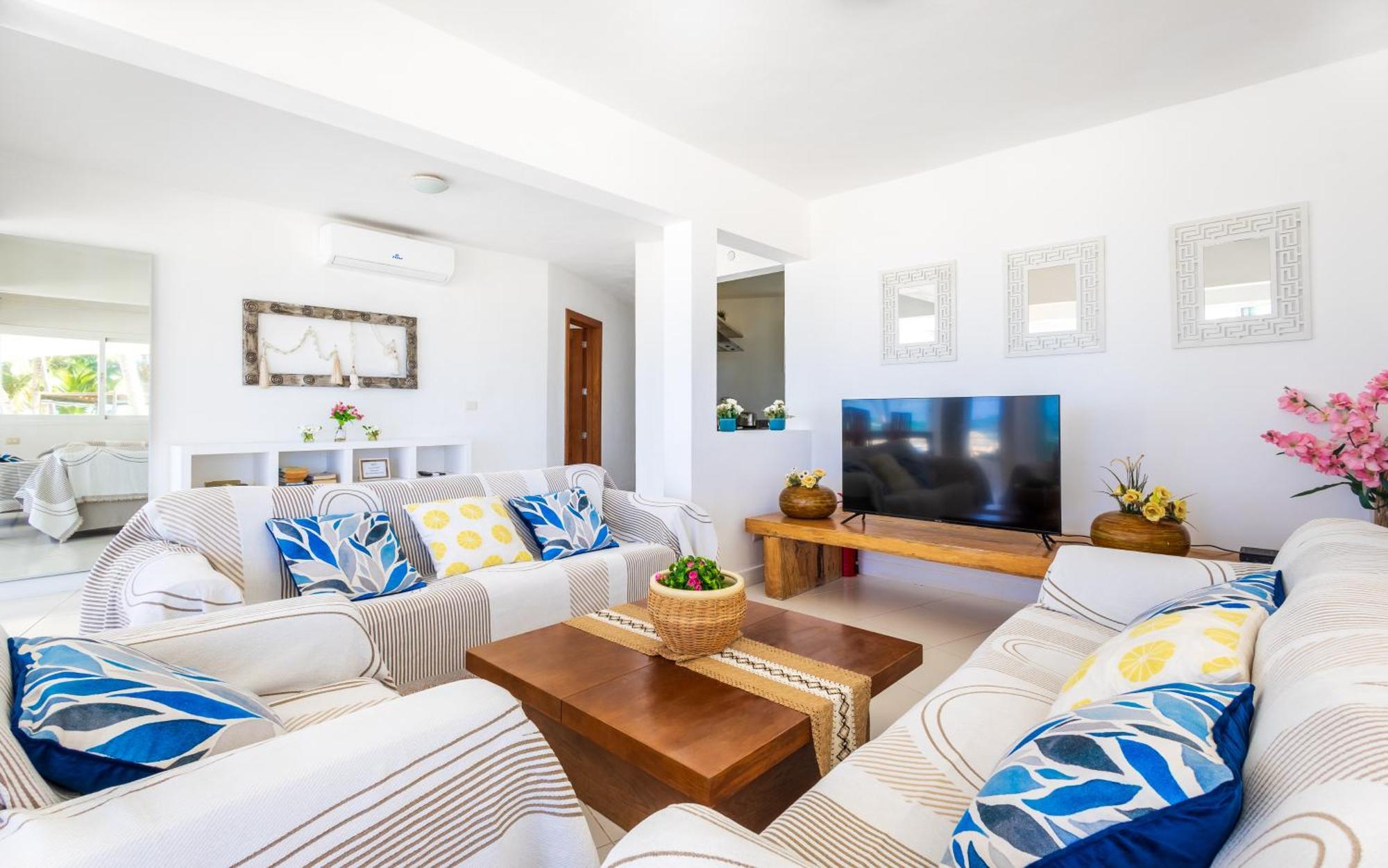 Prime Ocean View Punta Cana Apartments - 3-Bedroom Getaway With Private Terrace On Bavaro Beach Eksteriør bilde